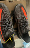 阿迪達斯Yeezy350椰子夏日透氣青少年學(xué)生灰橙運動(dòng)鞋 36 曬單實(shí)拍圖