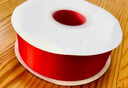 呂姆克絲帶緞帶大紅色 禮物盒包裝彩帶婚慶裝飾汽車(chē)飄帶2.5cm*45m6361 曬單實(shí)拍圖