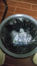 五月花壓圈垃圾桶直投11L大容量黑色加厚桶身家用廚房廁所辦公宿舍紙簍 曬單實(shí)拍圖