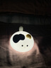 MUID團(tuán)子貓伴眠燈充電臥室護(hù)眼嬰兒喂奶可愛床頭拍拍燈硅膠小夜燈氛圍 曬單實(shí)拍圖