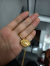 周生生足金蝙蝠如意金鎖黃金吊墜寶寶周歲滿(mǎn)月不含鏈90173P計價(jià) 6.48克(含工費200元) 曬單實(shí)拍圖