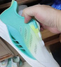 特步（XTEP）童鞋【氫風(fēng)8.0護足跑鞋】夏季透氣旋鈕扣飛彈科技機器人同款跑鞋 帆白/普魯士藍 【氫風(fēng)8.0】 41 碼 曬單實拍圖