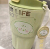 物生物（RELEA）咖啡杯保溫杯女士大容量水杯高顏值杯子帶蓋便攜316不銹鋼禮物 曬單實(shí)拍圖