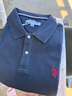 U.S. POLO ASSN.polo衫男翻領(lǐng)秋季純棉商務(wù)休閑長(cháng)袖t恤男士高端上衣 藏藍色 XL 曬單實(shí)拍圖