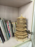 樂go高難度鸛雀樓榫卯積木實(shí)木質(zhì)中國古建筑模型拼裝玩具生日禮物 應(yīng)縣木塔中國古建筑-完全版1287 曬單實(shí)拍圖