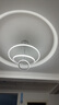 惠普餐廳燈全光譜護(hù)眼led吊燈簡約現(xiàn)代流行吧臺(tái)餐桌燈中山燈具包安裝 曬單實(shí)拍圖