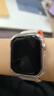 Apple/蘋果 Watch Series 10 智能手表GPS款42毫米玫瑰金色鋁金屬表殼梅子色回環(huán)式運動表帶MX1X3CH/B 曬單實拍圖