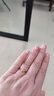 周大福圓形六爪足金黃金鉆石造型戒指女士 EOF1535 求婚戒指禮物 12號(hào) 約3.7g計(jì)價(jià)(工費(fèi)420) 曬單實(shí)拍圖