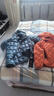 君羽戶外超輕羽絨服情侶款1000蓬松度連帽中厚保暖鵝絨夾克 C52049 藍(lán)綠色-男款 S 推薦男120斤以下/女95斤以下 曬單實(shí)拍圖