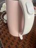 美的（Midea）電熱水壺家用電水壺?zé)畨?雙層防燙 0涂層食品級(jí)304不銹鋼 1500W快速沸騰 1.7L大容量 HJ1705 曬單實(shí)拍圖