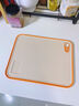 COOKSS切菜砧板小麥抗菌防霉兒童輔食工具水果菜板家用雙面案板26*20 曬單實(shí)拍圖