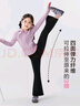 左西女童喇叭褲秋裝褲子2025新款兒童薄款瑜伽褲女孩鯊魚褲 黑色 150 曬單實(shí)拍圖