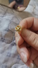 OKZ24K純金四葉草耳環(huán)黃金鏤空立體幸運(yùn)草彎鉤耳釘女999足金迷你耳飾 0.01g 四葉草耳釘(彎鉤) 曬單實(shí)拍圖