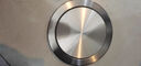 小懶貓圓形不銹鋼304臺面嵌入式垃圾桶蓋子翻蓋配件搖蓋廚房洗手間隱藏 Y430大號銀色（開(kāi)孔22-25cm） 曬單實(shí)拍圖