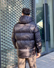 雪中飛2025冬新款連帽羽絨服男士百搭氣質(zhì)休閑泡芙時(shí)尚保暖冬裝 黑色|8056 L 175/92A 曬單實(shí)拍圖