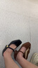 森達(dá)瑪麗珍鞋女2025秋新商場(chǎng)同款通勤粗高跟淺口單鞋XRH01CQ5 黑色 38 曬單實(shí)拍圖
