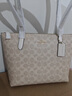 蔻馳（COACH）【品牌直供】coach女包Zip30拉鏈款手提單肩大號(hào)托特包送女友禮物 CBT18IMXDM 曬單實(shí)拍圖