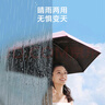 京東京造 小布丁 春辰綠太陽(yáng)傘女防紫外線便攜五折遮陽(yáng)傘防曬晴雨折疊傘 曬單實(shí)拍圖