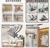 YWEEL隱形掛鉤門(mén)后掛衣架玄關(guān)試衣間大衣服帽子衛生間壁掛浴室墻上掛鉤 曬單實(shí)拍圖