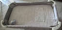 leeoeevee鹿兒拼接床嬰兒床可折疊可移動(dòng)床多功能游戲床新生寶寶床便攜床墊 皎月白（含原裝床墊） 曬單實(shí)拍圖