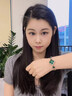 時(shí)空回廊（SKHL）四葉草女士手表女時(shí)尚品牌氣質(zhì)石英手鏈女表老婆生日禮物送女朋友 綠色四葉草手鏈表 曬單實(shí)拍圖