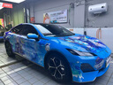NXPPF汽車改色膜全車身貼膜特斯拉新能源車衣膜彩繪定制痛車膜 來圖定制(單效果圖) 曬單實拍圖