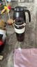 恩爾美（nRMEi）運動水杯男士大容量夏季戶外健身水壺耐高溫tritan飲用吸管水杯子 【雙飲+提繩背帶】電光白1000ml 曬單實拍圖