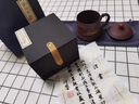 漢帝唐韻 HDTYUN宜興紫砂杯原礦紫泥純手工山水馬克杯家用辦公室功夫茶具泡茶茶杯鴻運當頭山水紫砂杯  420ml 曬單實(shí)拍圖