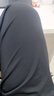 名創(chuàng)優(yōu)品（MINISO）涼感冰絲褲子男夏季新款舒適透氣顯高顯瘦直筒休閑褲 黑 M 曬單實拍圖