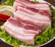 龍大肉食黑豬去皮五花肉條 凈重2.4斤 去皮五花豬五花燒烤食材豬肉 曬單實(shí)拍圖