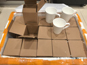 陶瓷記憶骨瓷馬克杯純白水杯茶杯牛奶杯咖啡杯子酒店賓館廣告印字定制logo 骨瓷中V杯 450ml 曬單實拍圖