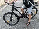 喜德盛（xds）山地自行車黑客380避震前叉21速禧瑪諾變速X6鋁合金車架通勤代步 黑/灰色 17寸（建議身高165-180） 曬單實拍圖