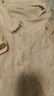 betu百圖女裝娃娃領(lǐng)連衣裙領(lǐng)結(jié)甜美裙子夏連衣裙女2204T72 杏色 S 曬單實(shí)拍圖
