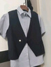羅蒙男童演出服套裝男孩生日花童幼兒園禮服畢業(yè)服 藏青色 150 曬單實(shí)拍圖