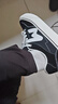 頑刻（ollieskate）經(jīng)典黑白翻毛皮帆布拼接W系列男女國(guó)潮德訓(xùn)滑板鞋 Galaxy86002/經(jīng)典黑白 43 曬單實(shí)拍圖
