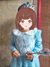 奧特曼冰雪奇緣愛莎公主裙女童連衣裙秋裝裙子生日禮服兒童藍色秋季加絨 熱售春秋無絨：藍色+披紗+4件套 130 cm 推薦120身高選 曬單實拍圖