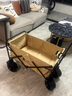 牧高笛（MOBIGARDEN）營地車 戶外露營大容量寬輪雙剎折疊推車星際 NX23689009 細沙黃 曬單實拍圖