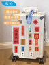 欣沁行李箱貼紙古風(fēng)漢字64張鼓勵(lì)貼紙手賬貼頭盔筆記本杯子冰箱DIY貼 曬單實(shí)拍圖
