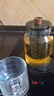 美斯尼 茶壺玻璃泡茶壺 加厚耐熱玻璃泡茶器創(chuàng)意墨色玻璃功夫茶具 墨色壺 1000mL 曬單實拍圖