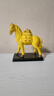黃色陶瓷馬上有錢(qián)擺件招財玄關(guān)吉祥物馬年馬上發(fā)財高端客廳裝飾品 款式二   黃瓷描金款1件 曬單實(shí)拍圖