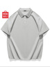 名創(chuàng)優(yōu)品（MINISO）2025夏季新款重磅華夫格翻領(lǐng)polo衫簡約純色短袖t恤男 黑 XL 曬單實(shí)拍圖