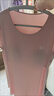 蕉內(nèi)【周冬雨同款】300S睡裙女士莫代爾夏季睡衣無袖帶杯家居服吊帶裙 曬單實拍圖