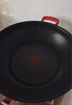 特福（Tefal）炒鍋家用不粘鍋平底炒鍋28cm炒鍋電磁爐燃?xì)庠钔ㄓ糜锈?曬單實(shí)拍圖