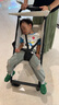嘟嘟家兒童物理防蚊褲夏季男童透氣運(yùn)動褲夏裝女童戶外休閑褲寶寶褲子潮 綠色 110 曬單實(shí)拍圖