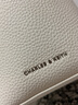 CHARLES&KEITH25秋新品簡約通勤手提水桶包菜籃子包七夕禮物CK2-10151518 Cream奶白色 S 曬單實拍圖