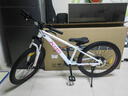 喜德盛兒童自行車(chē)小王子變速車(chē)7速青少年學(xué)生通勤運動(dòng)騎行單車(chē) 白粉色  曬單實(shí)拍圖