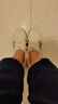 三葉草（Adidas）阿迪達斯ADIDAS三葉草女子運動(dòng)時(shí)尚潮流休閑鞋JS1362 米色  37  曬單實(shí)拍圖