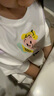 FILA KIDSx原田治聯(lián)名系類斐樂(lè)兒童短T2025年夏季女小童上衣 曬單實(shí)拍圖
