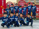 城市名義秋冬兒童足球服套裝男女小孩四件套緊身衣訓(xùn)練服運(yùn)動(dòng)比賽隊(duì)服定制 7708寶藍(lán)四件套【球襪+腿板】 2XS碼 曬單實(shí)拍圖