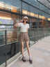 Pale memory品牌厚底增高老爹鞋女2025春夏季新款松糕鞋網(wǎng)面透氣休閑運(yùn)動(dòng)鞋 紫色 39 曬單實(shí)拍圖